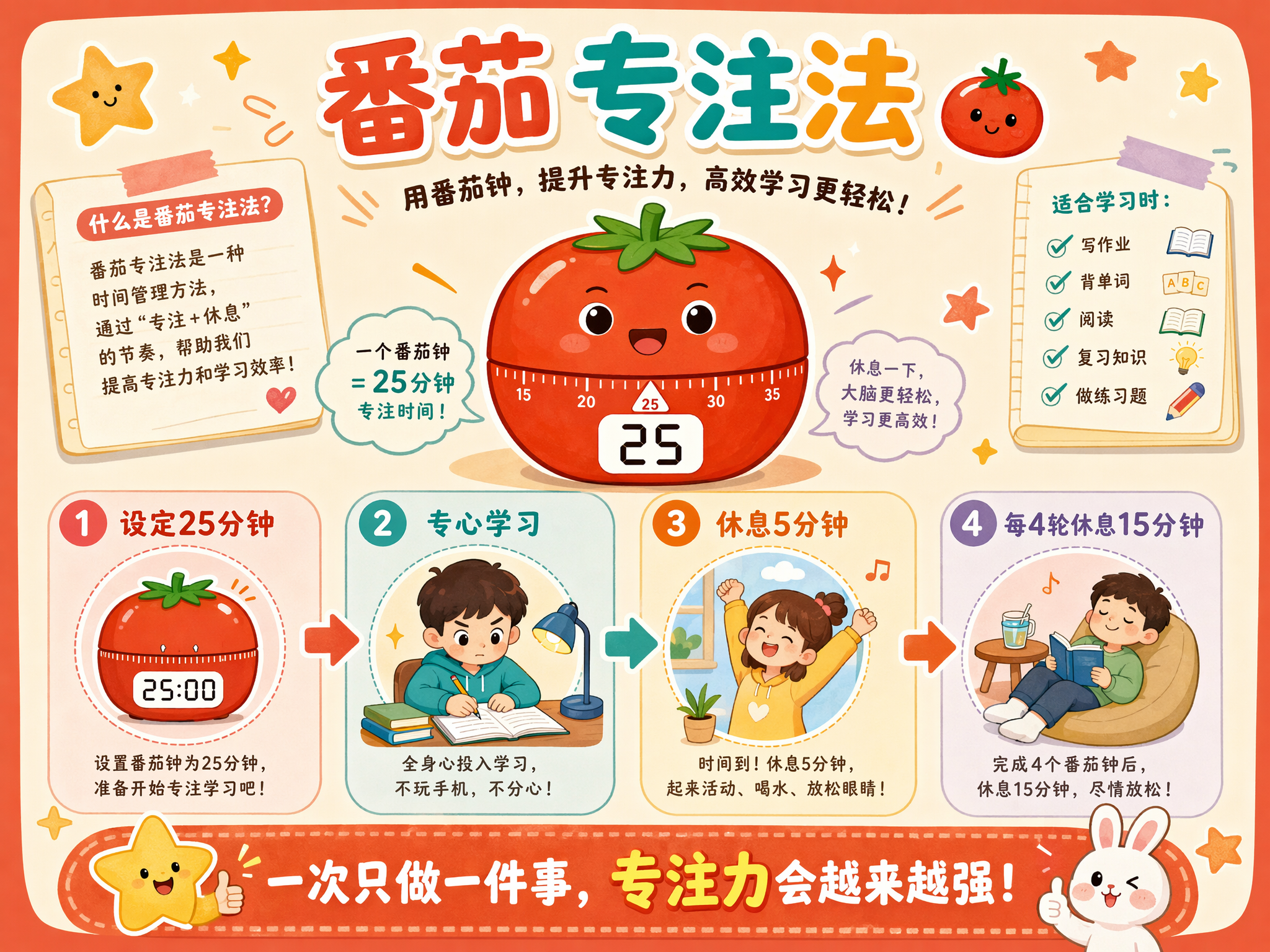 番茄专注法