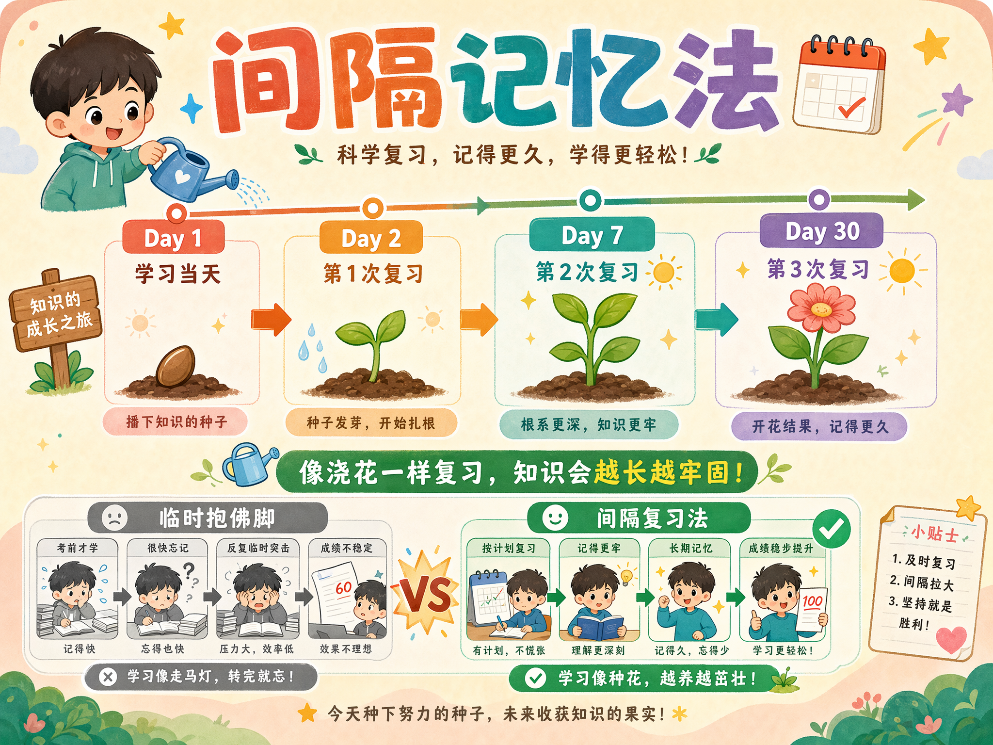 间隔记忆法