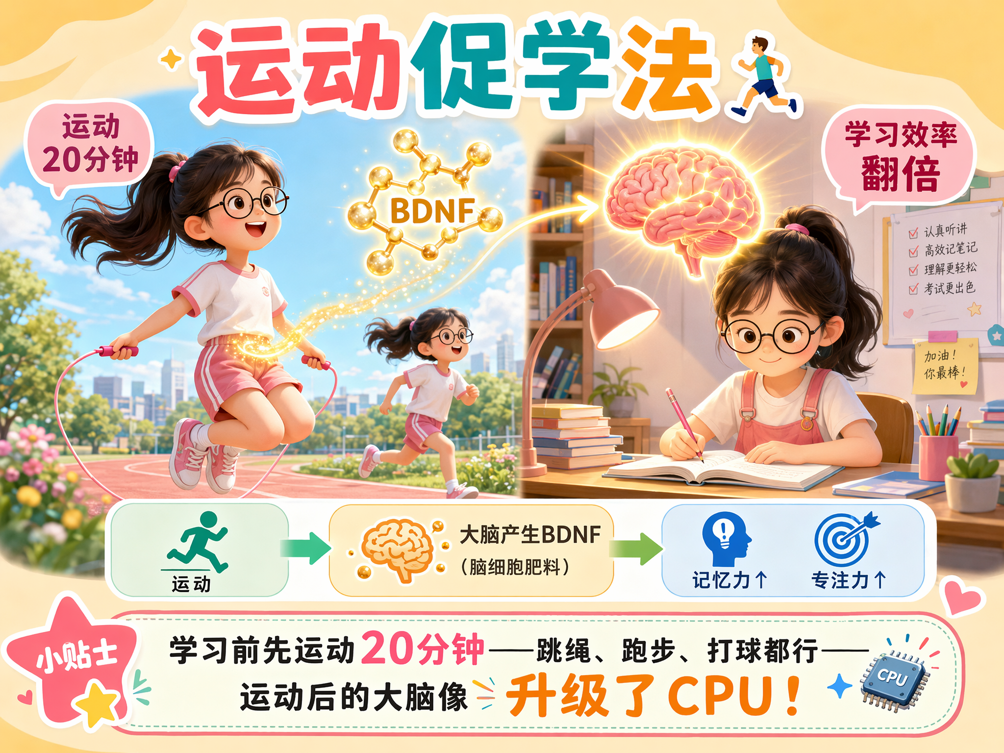 运动促学法